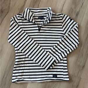 Striped Navy and White Shirt
